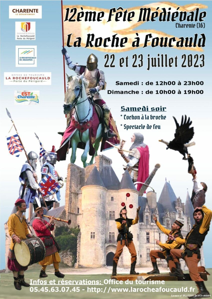 12ème fête Médiévale à La Rochefoucauld | LA16.fr en Charente